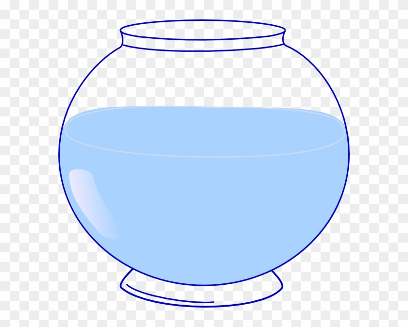 Fish Bowl Clip Art At Clker - Empty Fish Bowl Clipart #569032