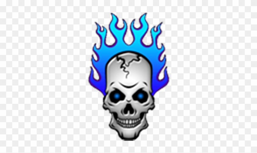 Related Skull With Flames Clipart - Skull Roblox T Shirt #569968