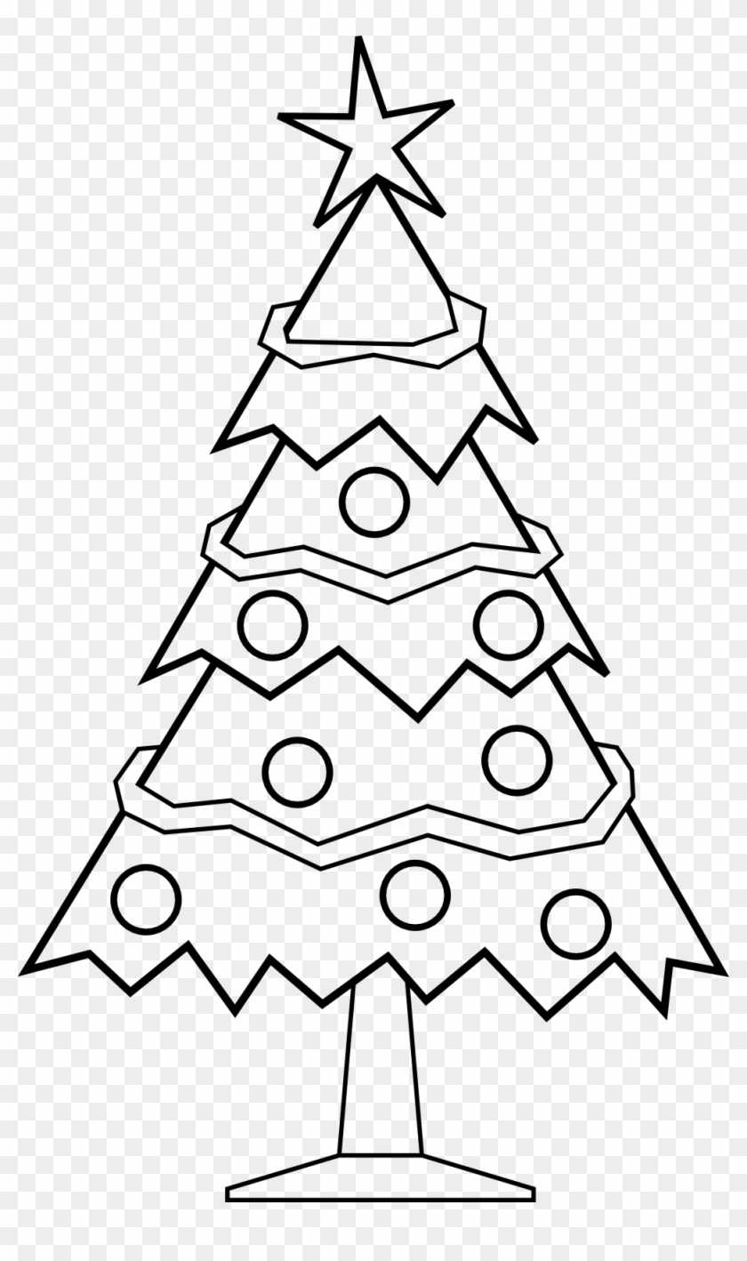 Net » Xmas - X Mas Tree Black And White #570099