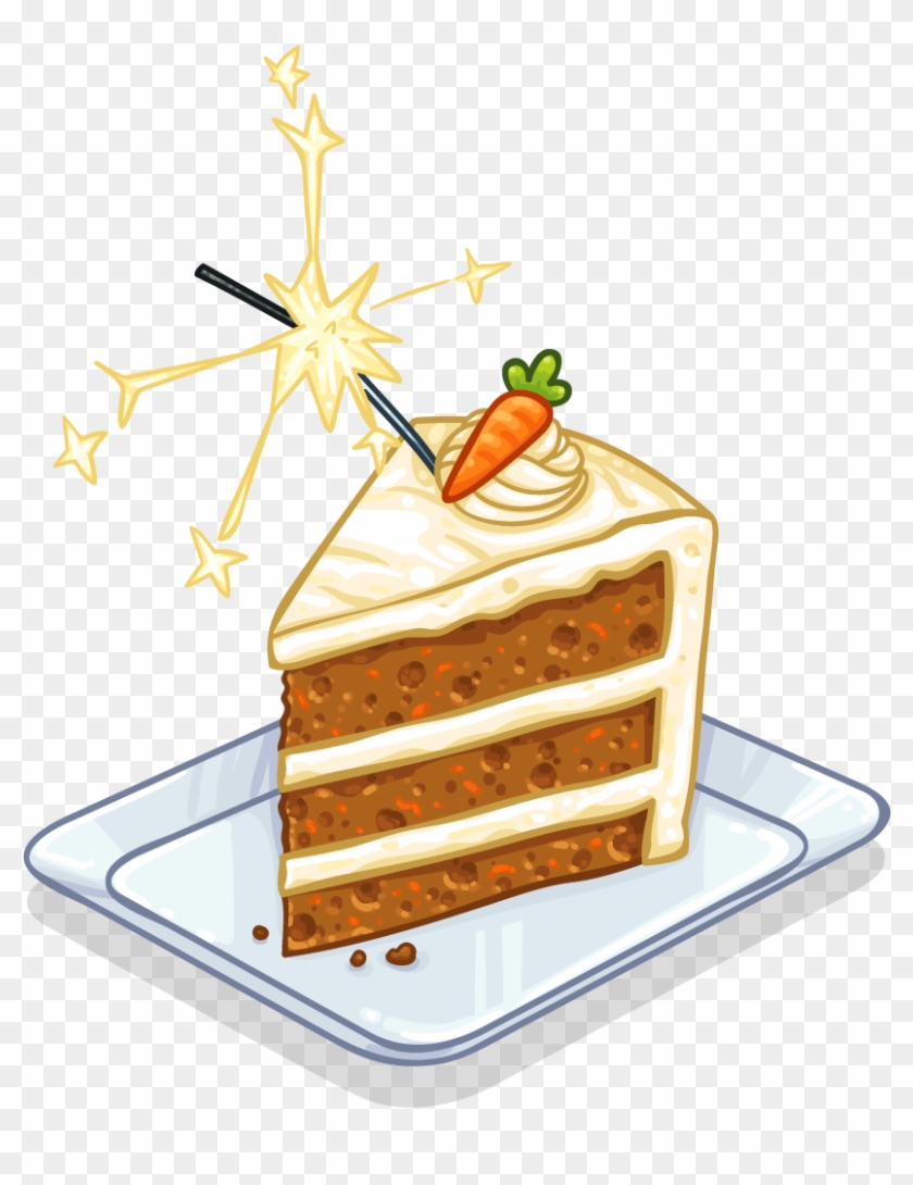 Clip Art Of Carrot Cake Item Detail Slice Itembrowser - Carrot Cake Clipart #570335