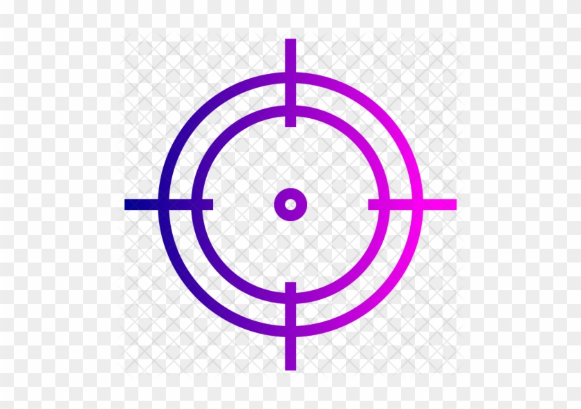 Olympics, Game, Shooting, Aim, Bullseye, Airshooting, - Target Icon Blue #571653