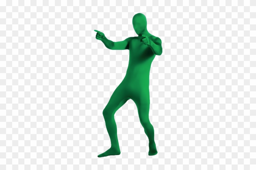 Not Sure What The Prank Is Here, But I Know There Is - Man In Green Morph Suit #571841