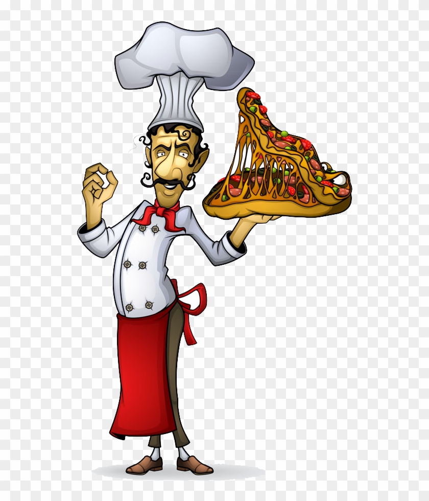 Pizza Italian Cuisine Cook Chef Illustration - Pizza Italian Cuisine Cook Chef Illustration #572021