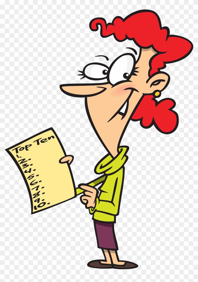 Make Lists Of Things That Are Going To Need To Be Done - Make A List Cartoon #572182
