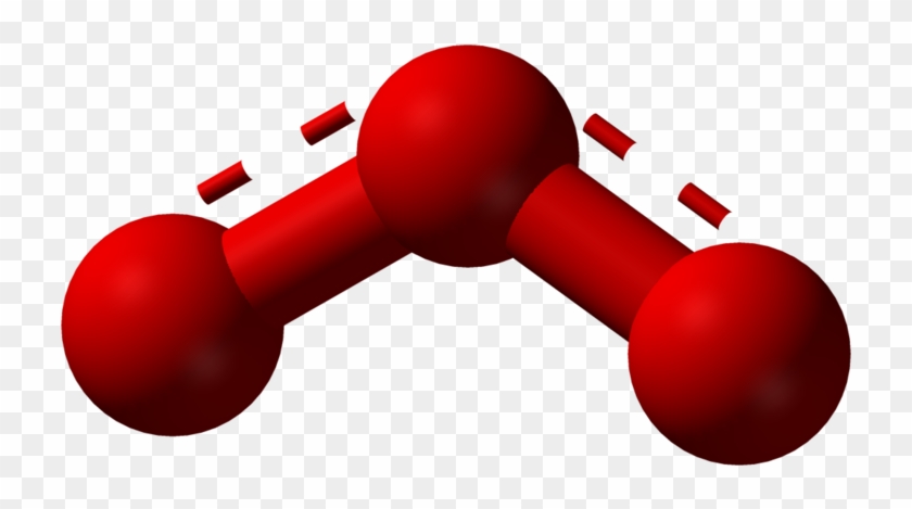 Ozone, A Big Component Of The Smell Of Rain - Ozone Molecule #572204