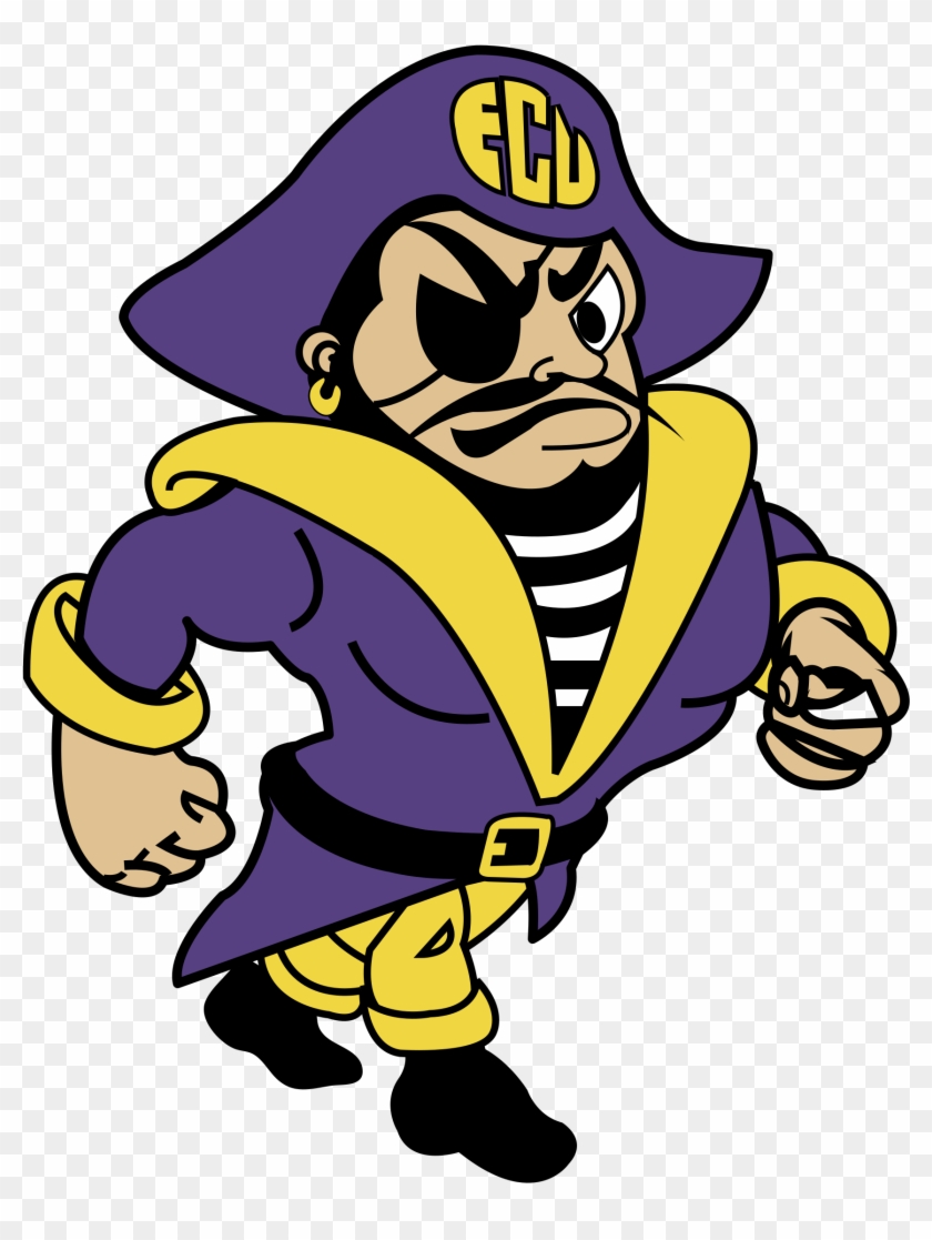 Ecu Pirates Logo Png Transparent - Pee Dee The Pirate Ecu #572300