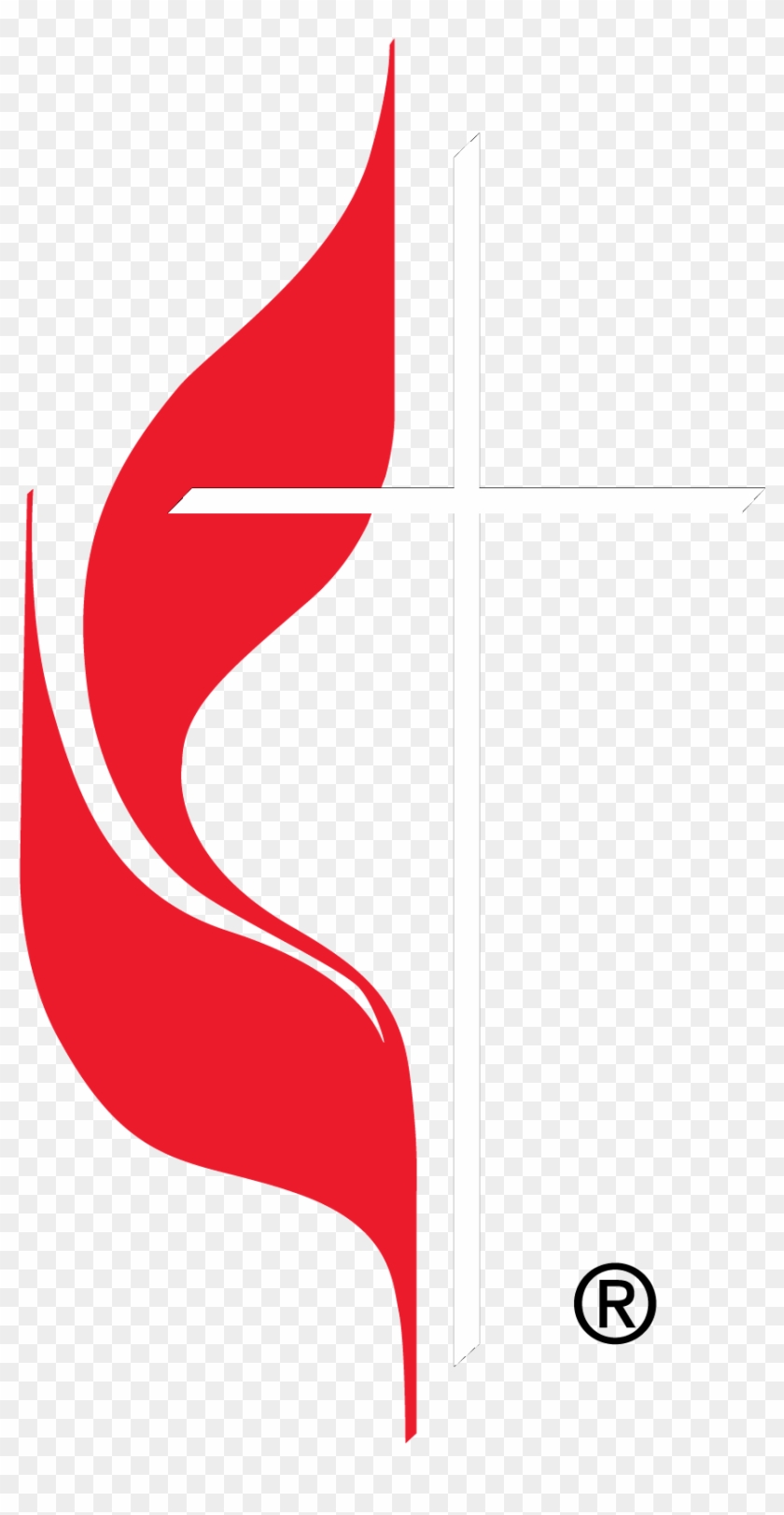 Forest Grove United Methodist Church "open Hearts, - United Methodist Church Logo White Cross #572448