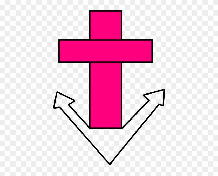 Anchor Clip Art At Clker - Cross #572571
