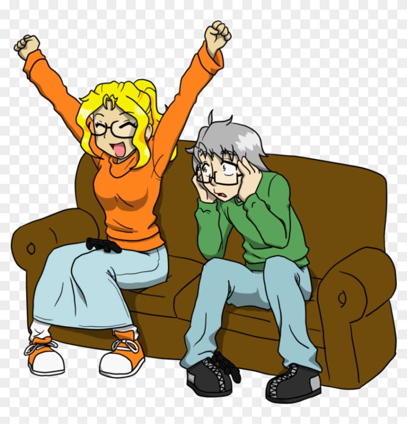 Cute Otaku Couple - Cartoon #572664