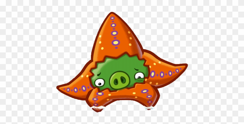 Tired Seastar Pig - Cartoon #572672