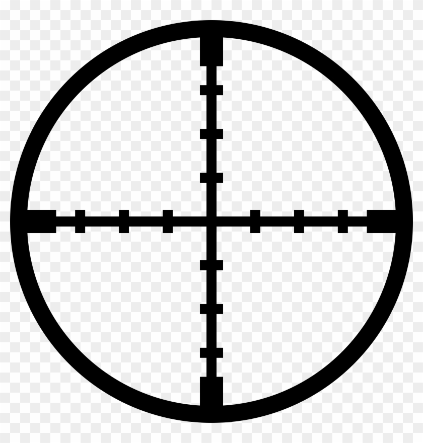 Crosshair - Clipart - Crosshairs Png #573257