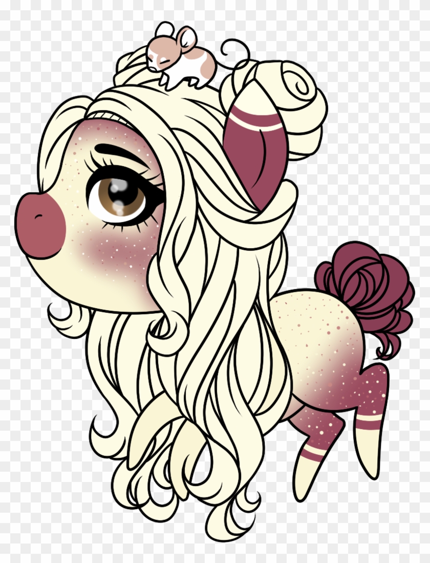 Lunarline, Chibi, Freckles, Hair Bun, Mouse, Oc, Oc - Cartoon #574512