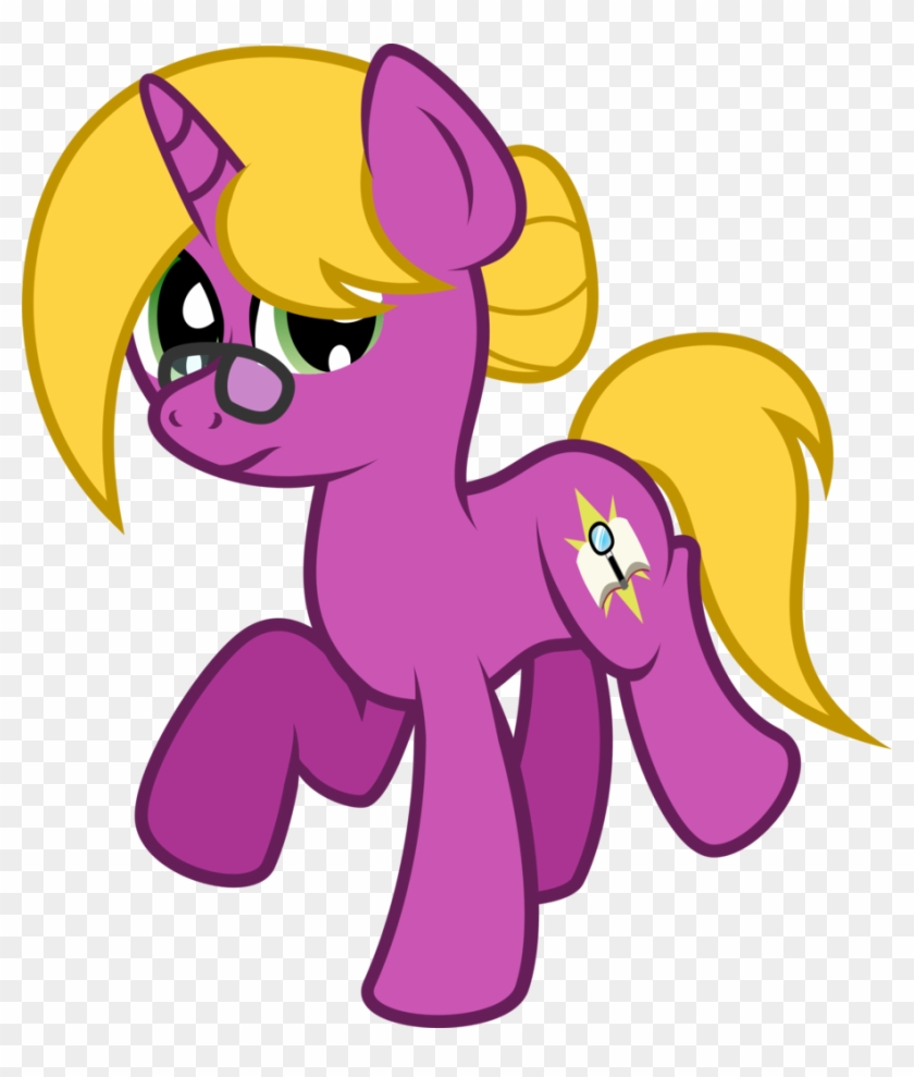 Brightstarclick, Glasses, Hair Bun, Looking At You, - Cartoon #574593