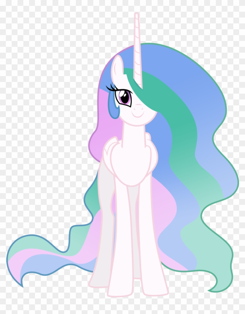 Princess Celestia Vector - My Little Pony Celestia Worried #575004