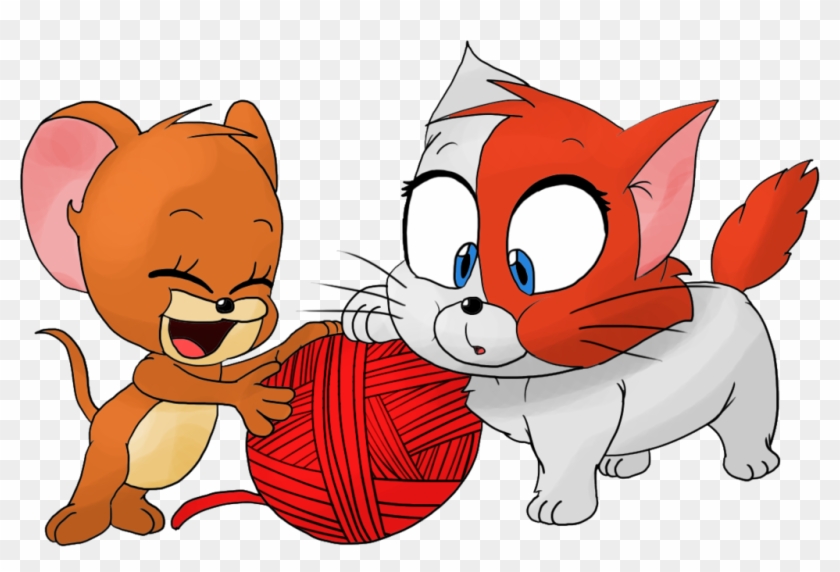 A Game Of Kitten And Mouse By Juacoproductionsarts - Tom And Jerry The Unshrinkable Jerry Mouse #575054