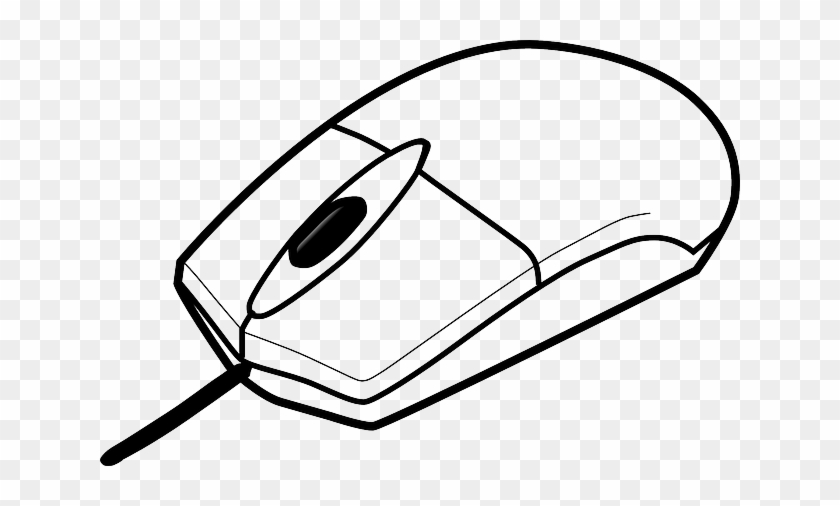 Cartoon Computer, Mouse, Keyboard, Outline, Drawing, - Computer Mouse For Coloring #575091