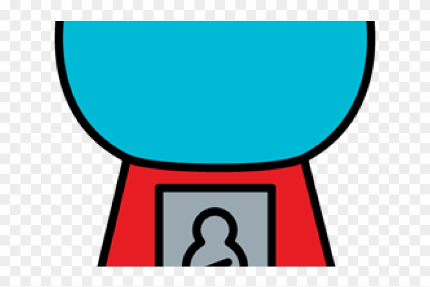 Machine Clipart Gumballs - Cute Gumball Machine Clipart #575482