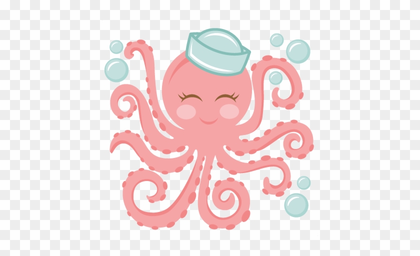 Bass Fish Silhouette Clip Art Download - Miss Kate Cuttables Octopus #575618