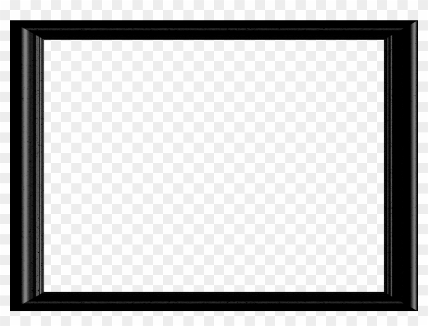 Modern Frame Png Source - Simple Black Picture Frame #575846