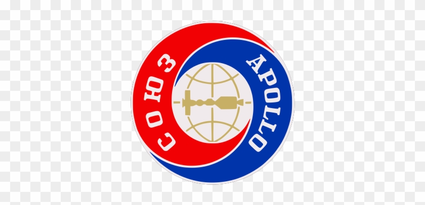 Official Emblem Of The Apollo-soyuz Test Project Chosen - Apollo Soyuz Test Project #575993
