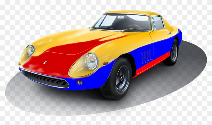 Racing Car Cartoon 24, Buy Clip Art - Sports Car Clipart Free #577011