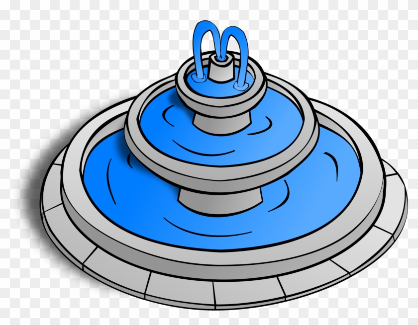 Fountain Clipart Big Water - Fountain Clip Art #577909