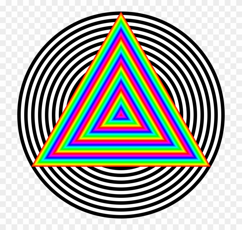 Rainbow Triangle By 10binary On Clipart Library - Alvin Risk Running Away #578059
