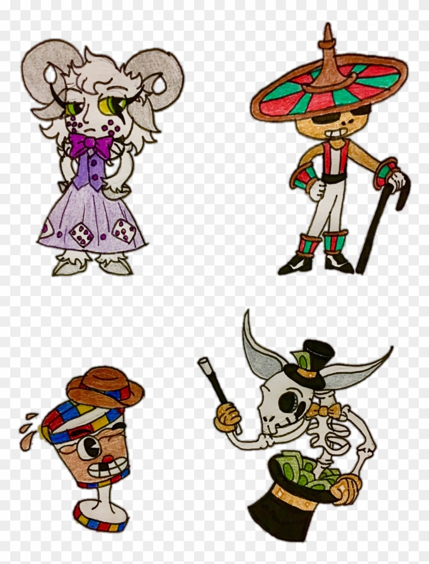 Cuphead Casino Children By Blackbeltkitten009 Cuphead - Cuphead Children #578725