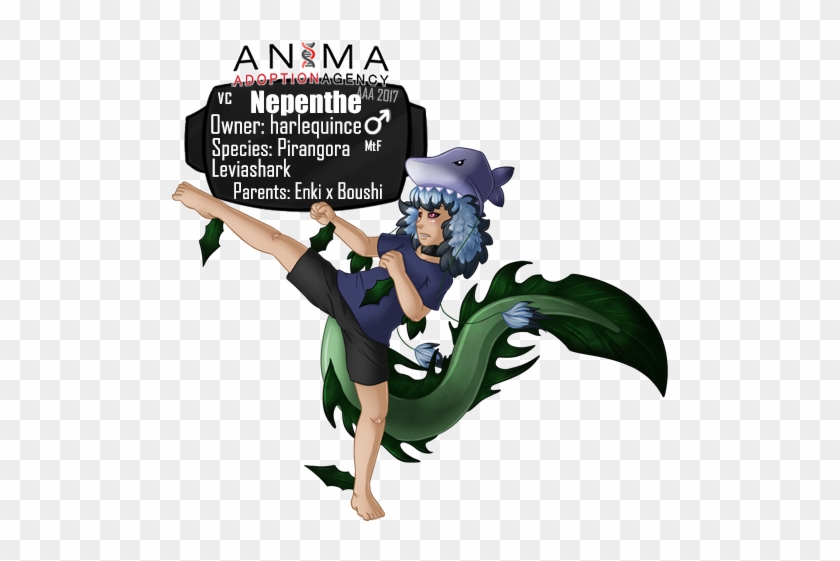 Nepenthe, Harlequince, Pirangora Leviashark - Cartoon #579474