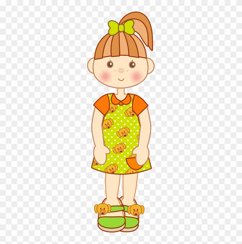 Girl With Ponytail And Bangs Clipart Imagem Decoupage - Pony Tail Girl Clipart #580100