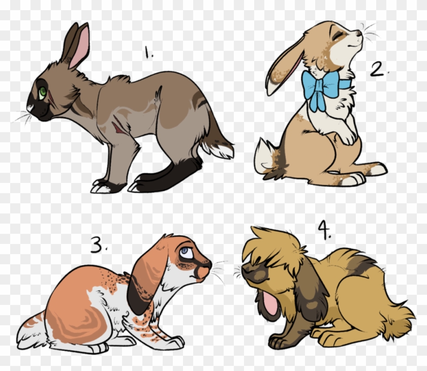 Rabbit Adoptables Set 1 - Rabbit Adoptables Deviantart #580280