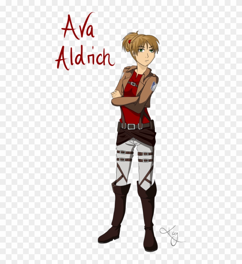 Snk Oc Ava Aldrich By Babeehcakez-d8n6nza By Thetinywolf - Cartoon #580738