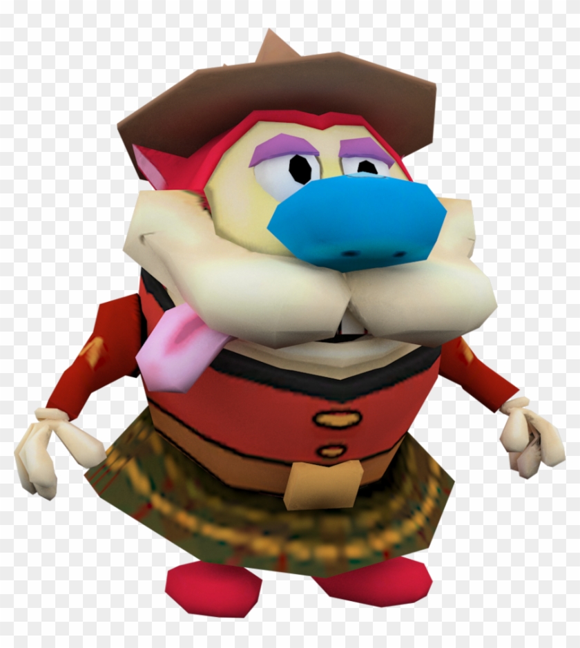 Stimpy Kited Yaksman Model By Crasharki - Nicktoons Attack Of The Toybots Stimpy #580971