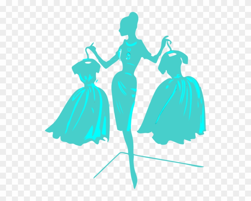 Blue Woman Clip Art - Apollo's Products Fashion: Silhouette Of Lady Holding #581054