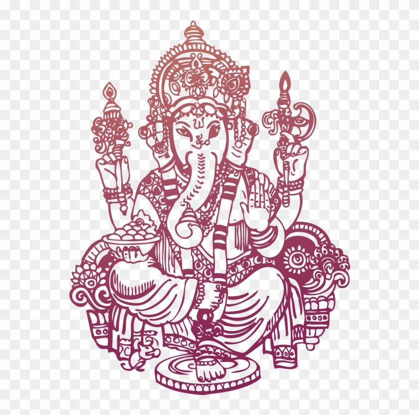 Lord Ganesh Png Image - Lord Ganesh Pictures For Drawing #581088