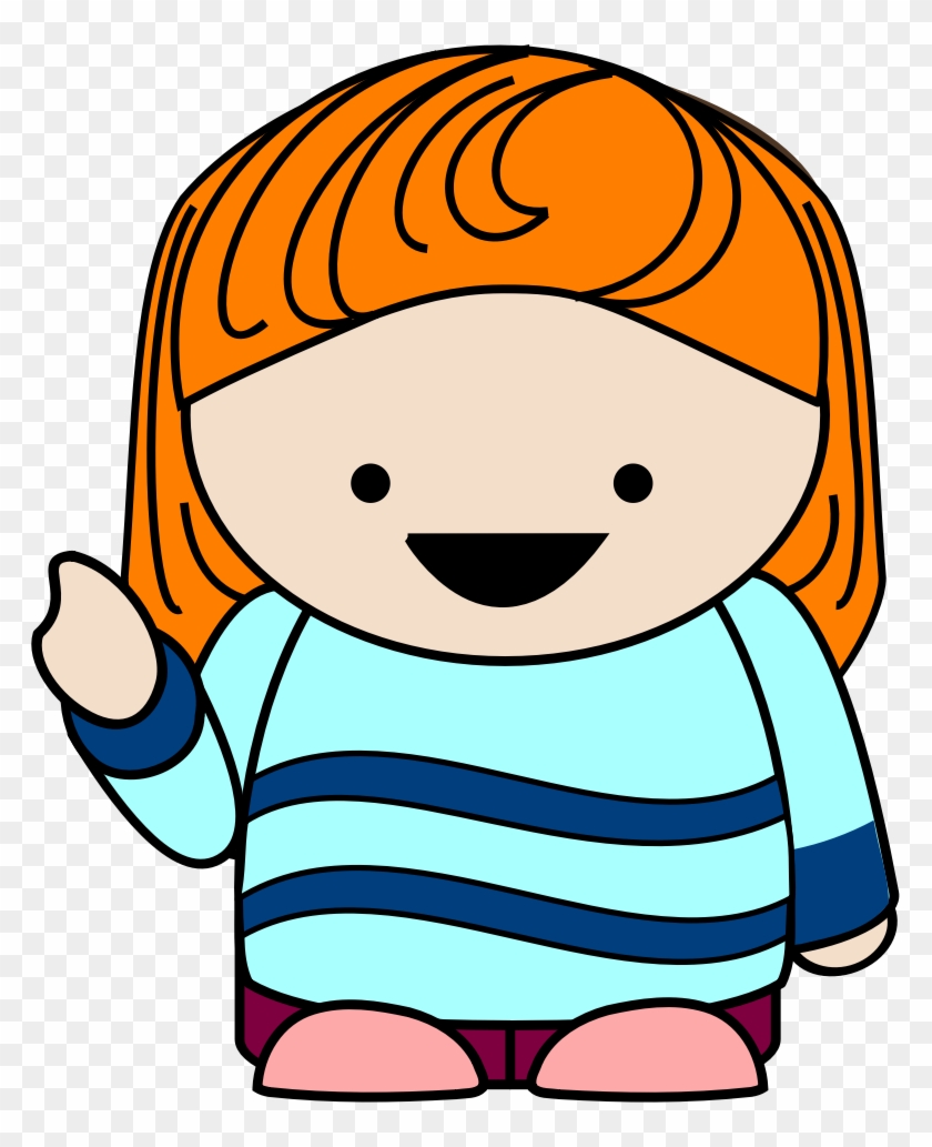 Big Image - Girl Pointing Clipart Png Transparent #581174