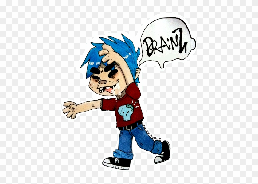 Chibi 2 D By Ao No Lupus - Gorillaz 2d Chibi #581435