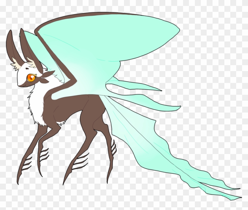 Japanese Moon Moth By Bmginn - Drawing #581629