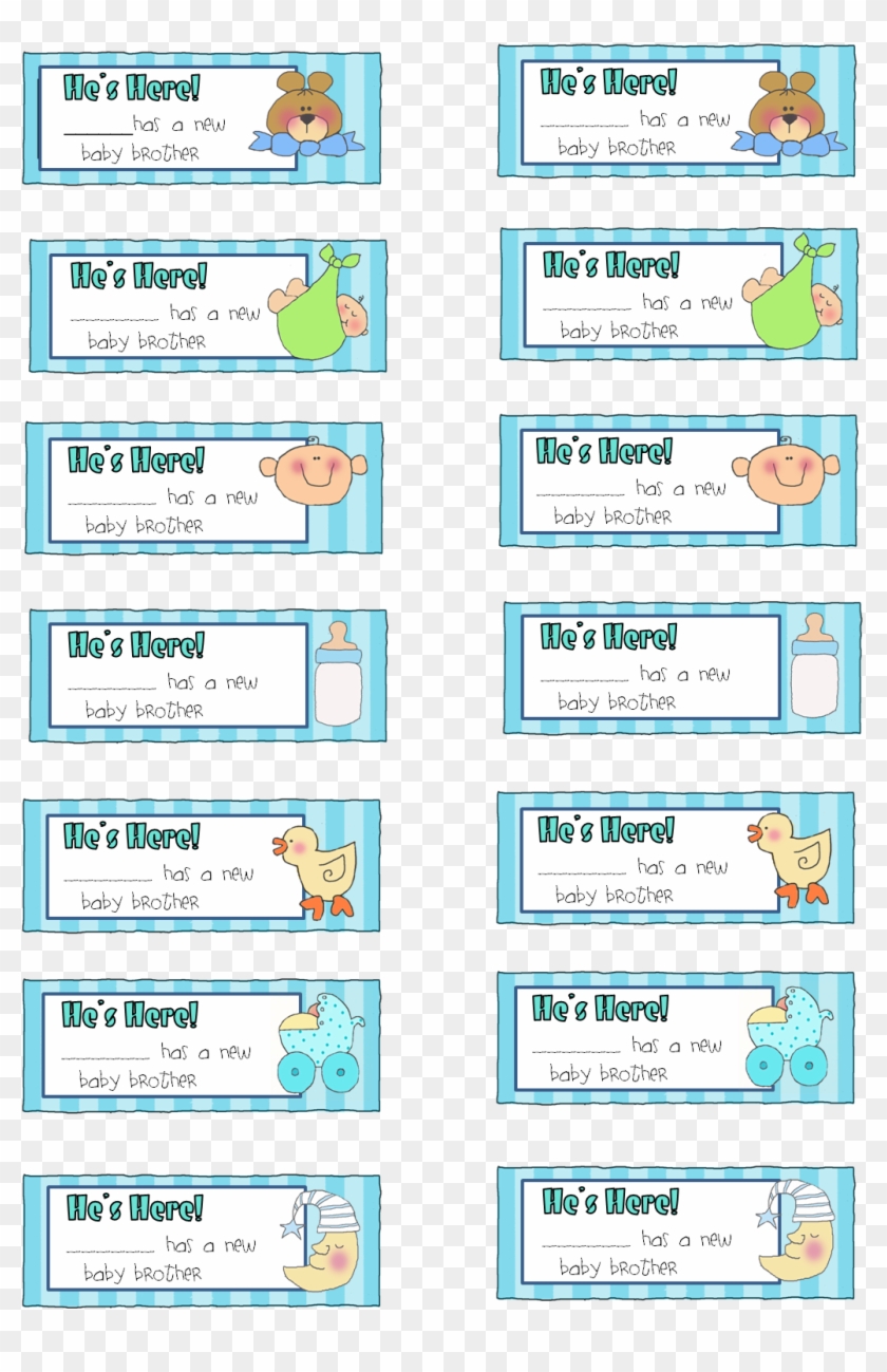 Etiquetas "es Un Niño" Para Imprimir Gratis - Etiquetas Para Baby Shower Santiago #582544