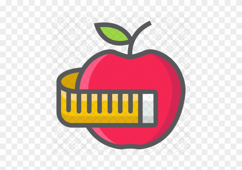 Fruit Diet Icon - Vector Graphics #582843
