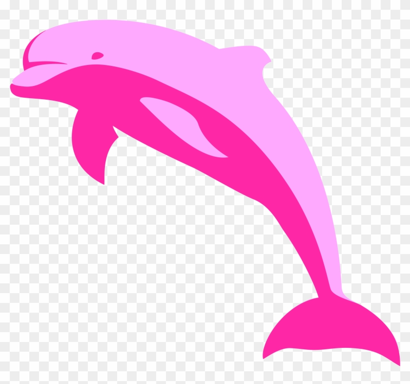 Ha1flosse Delphin Delfin Dolphin 1 Bclipart - Pink Dolphin Clipart #583597