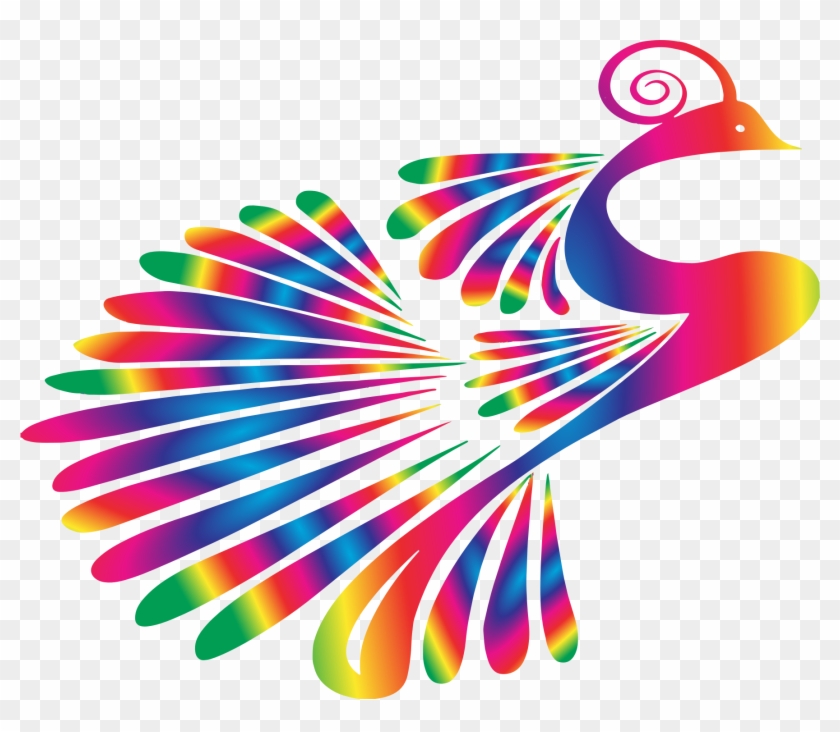 Peacock Colorful 2 - Peacock Clipart #584099