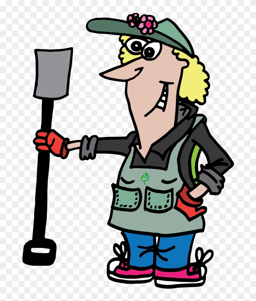 My Name Is Gertie The Gardener And I Am So Happy That - Cartoon #584108