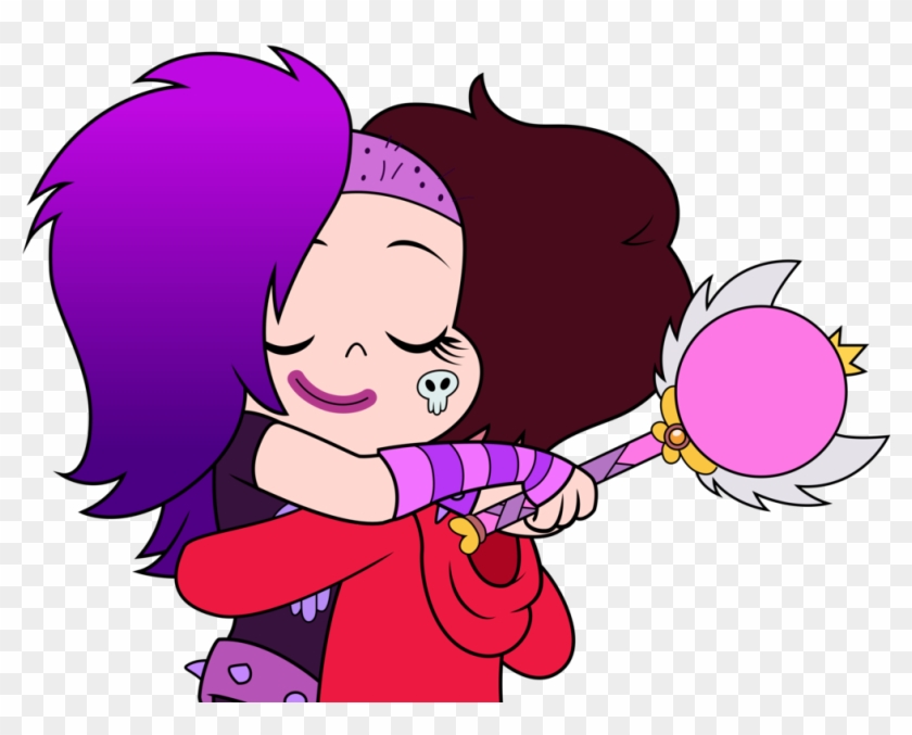 Cute Starco Hug Vector From Season 2 By Sparxyz - Star Baile De La Luna Roja #584633