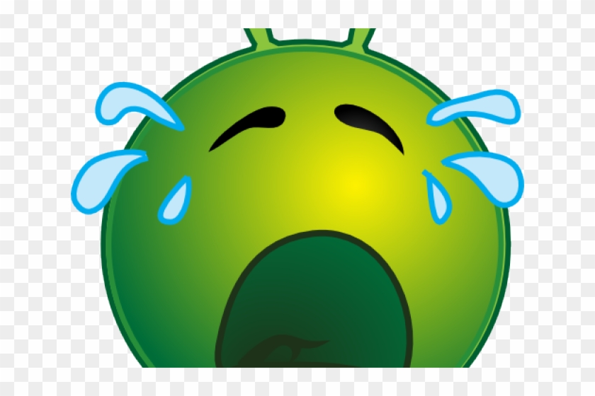 Animated Crying Cliparts - Punny Alien Patchwork Sticker #584685