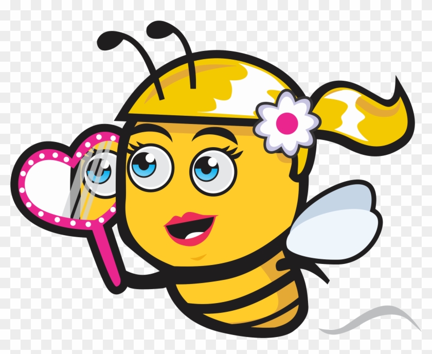 Bee With Mirror - Female Bee #585608