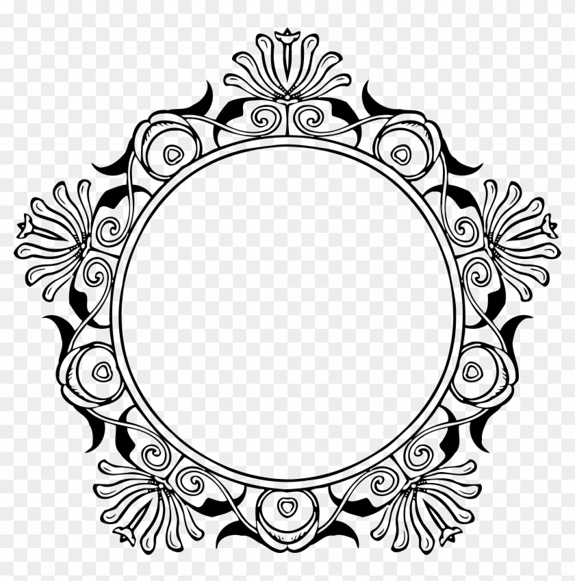 Photo Of Mirror Frame Vector File - Vector Transparent Ornament Png #585615