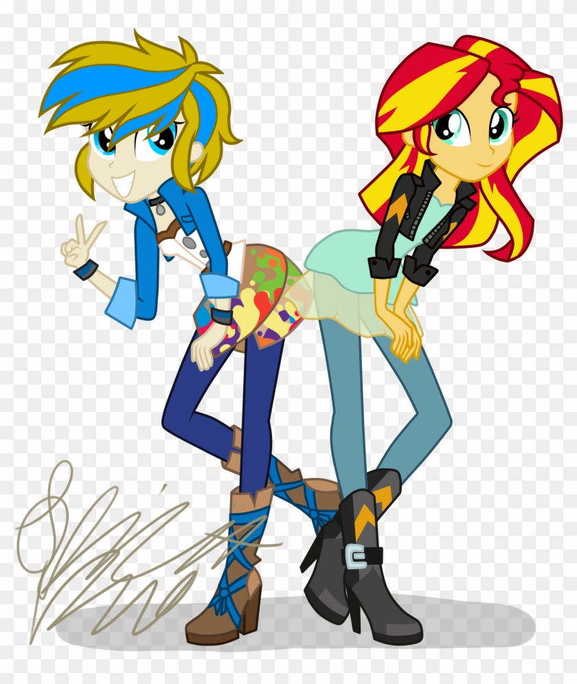 Mlp Ftta - Sunset Shimmer X Raphael #585897