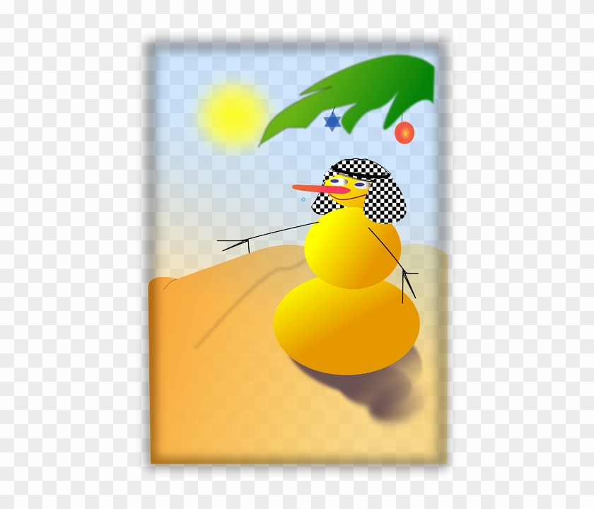 Cartoon, Turban, Winter, Desert, Sandman - Desert Winter Clipart #585918