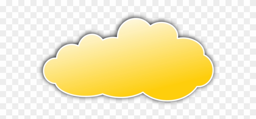 Color Cloud Yellow /weather/clouds/color Clouds - Yellow Cloud Clipart #586696